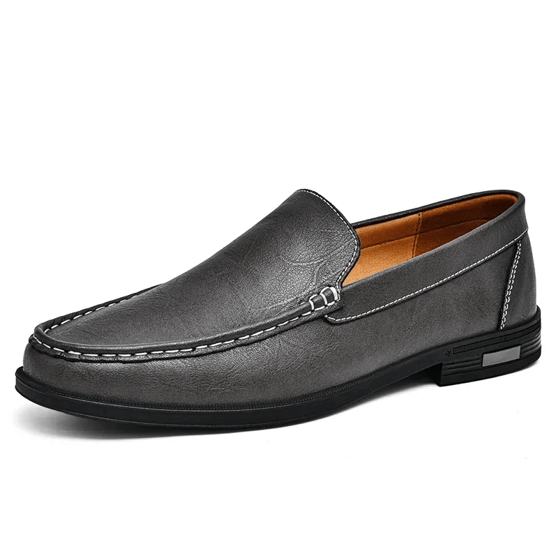 Elegant Leather Loafers - Luxoria
