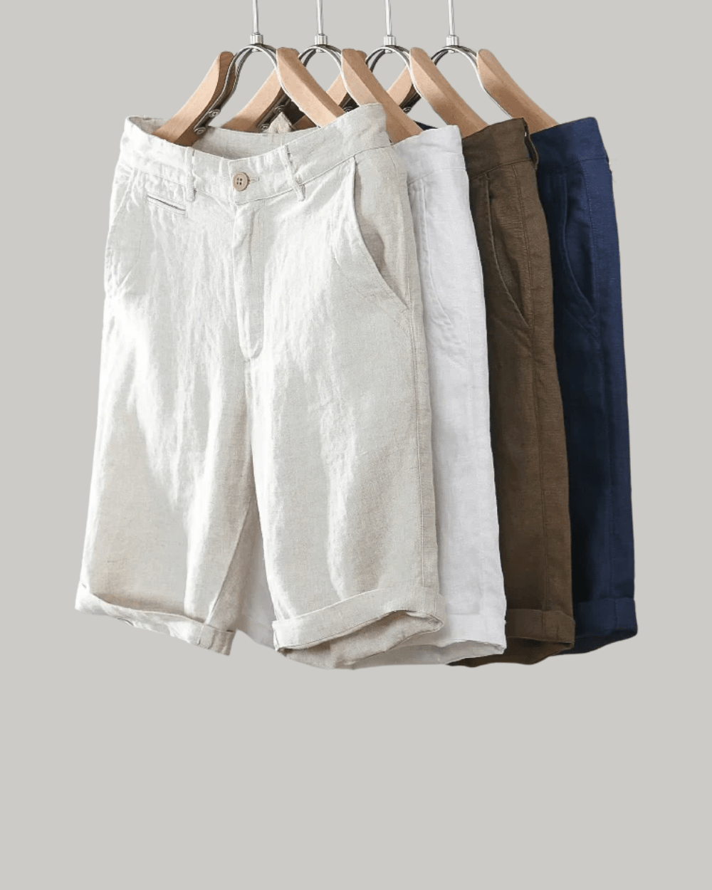 Lisbo Linen Shorts - Luxoria