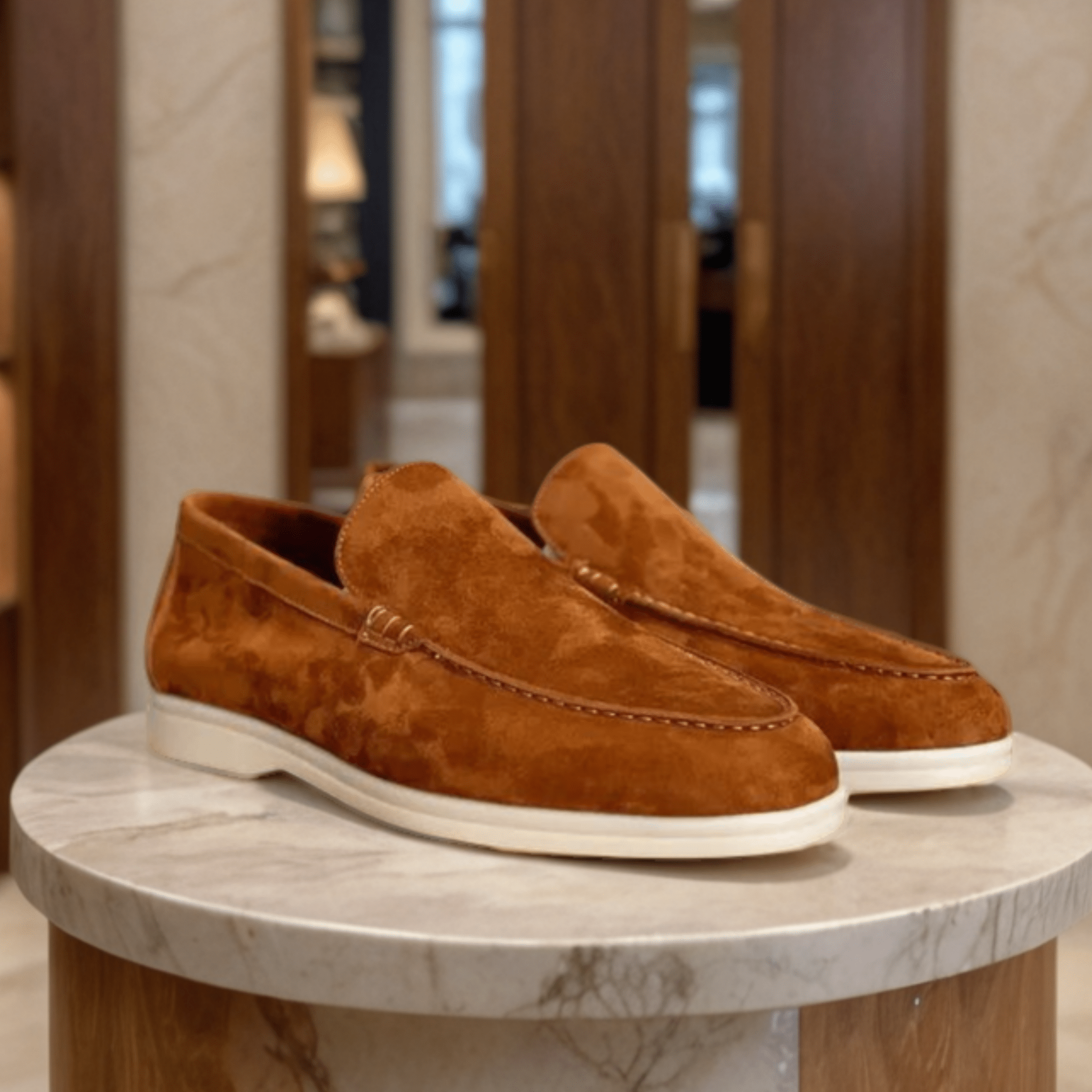 Premium Suede Loafers - Luxoria