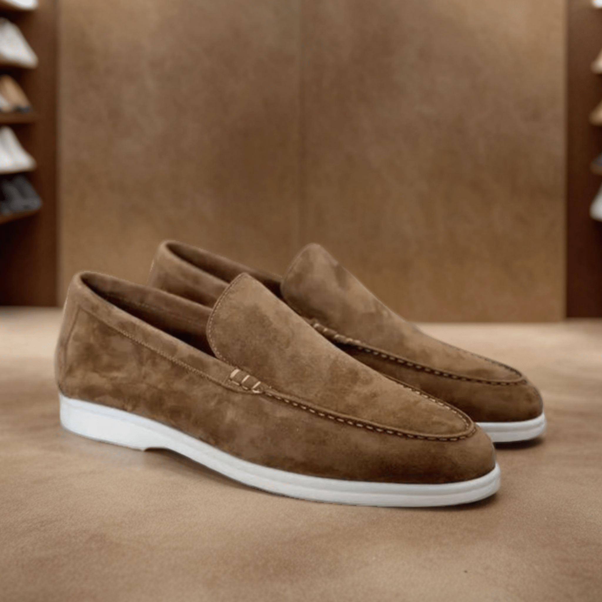 Premium Suede Loafers - Luxoria