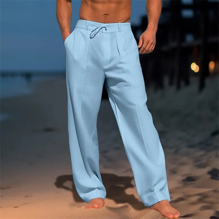 Elegant Cotton Pants - Luxoria
