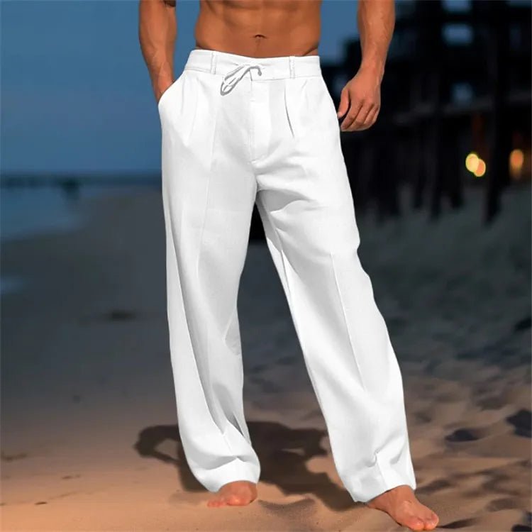 Elegant Cotton Pants - Luxoria