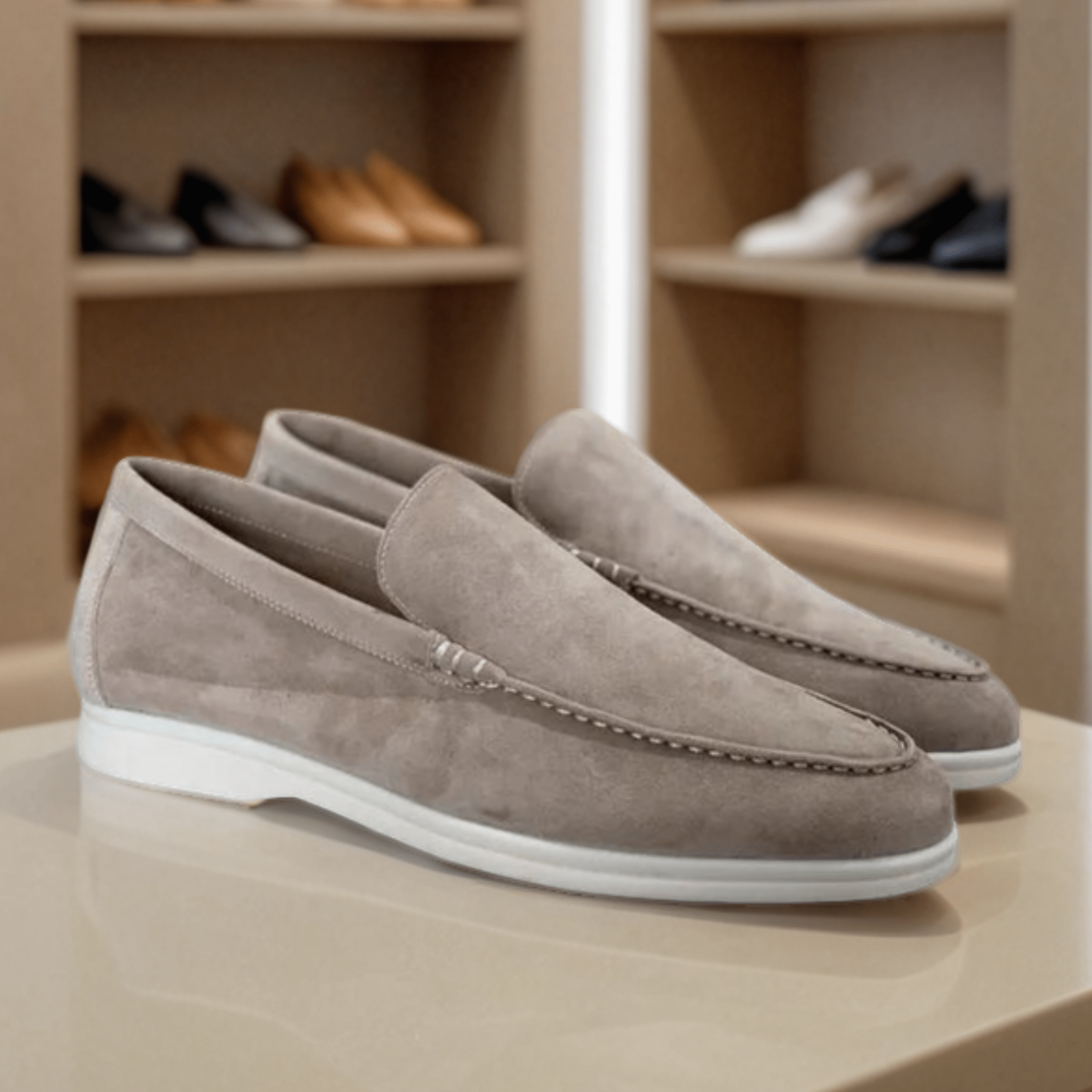 Premium Suede Loafers - Luxoria