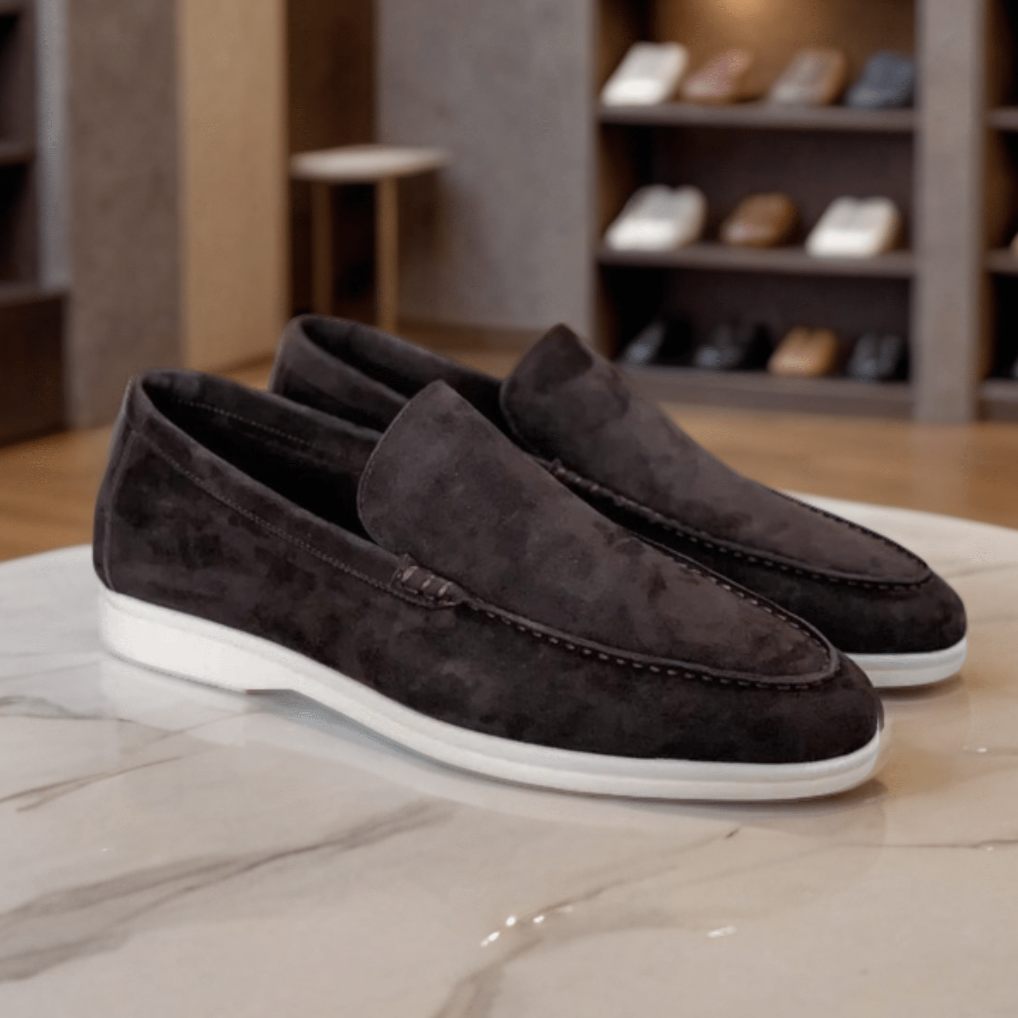 Premium Suede Loafers - Luxoria