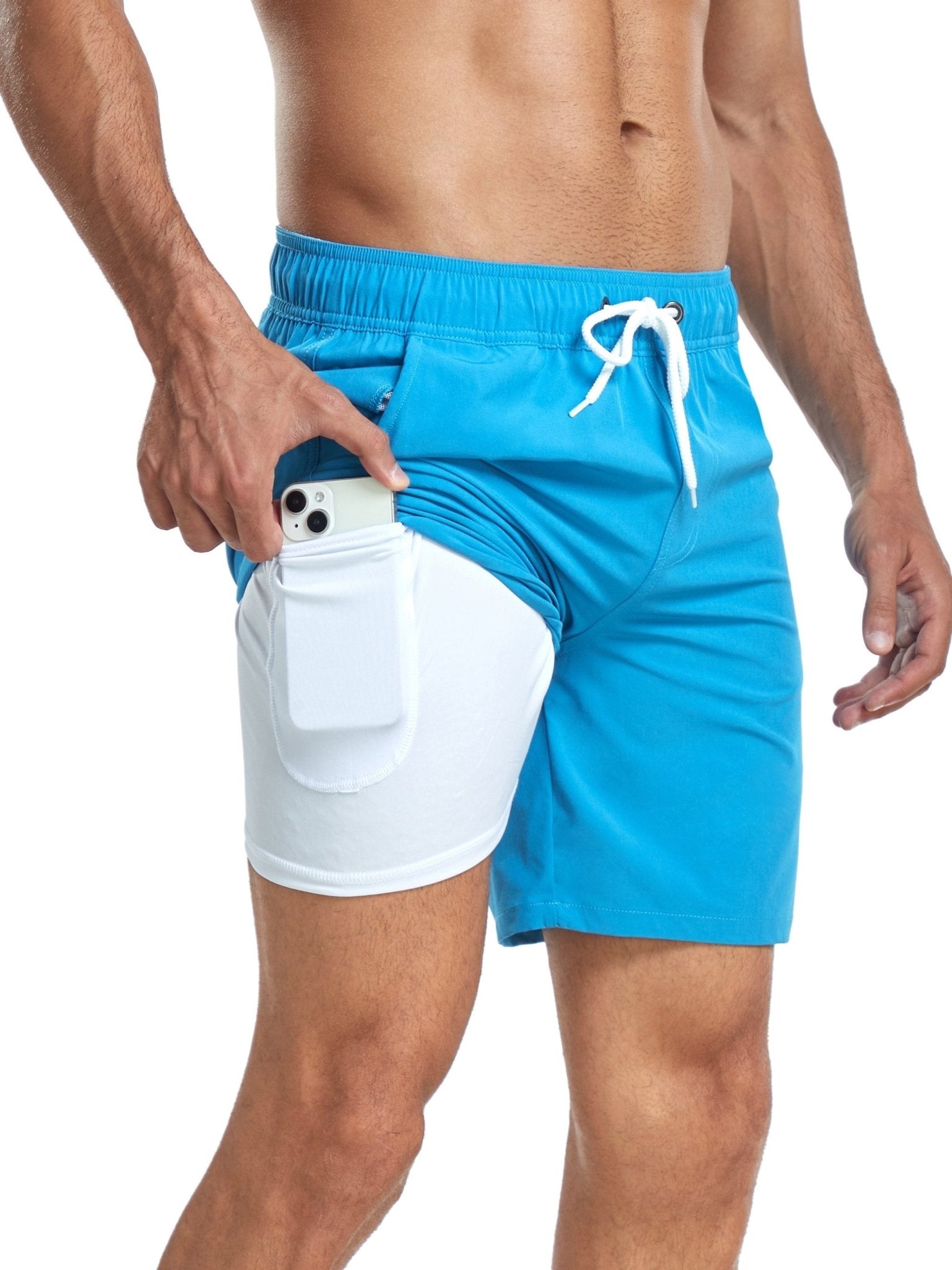 Swim Shorts with Pockets - Luxoria