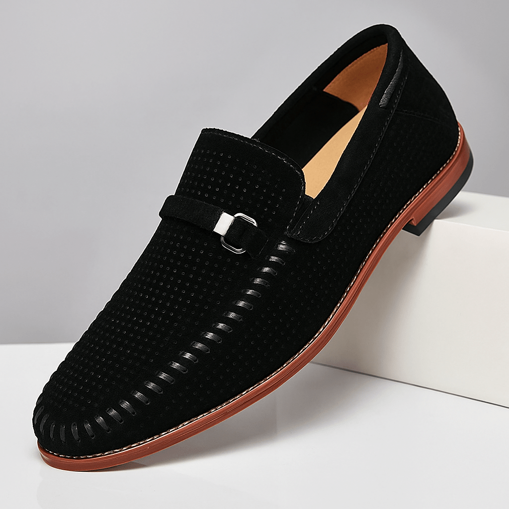 Firenze Suede Loafers - Luxoria