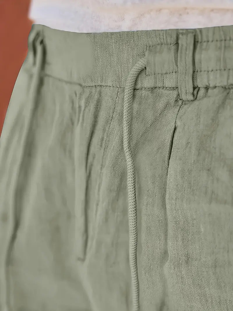 Elegant Linen Pants - Luxoria