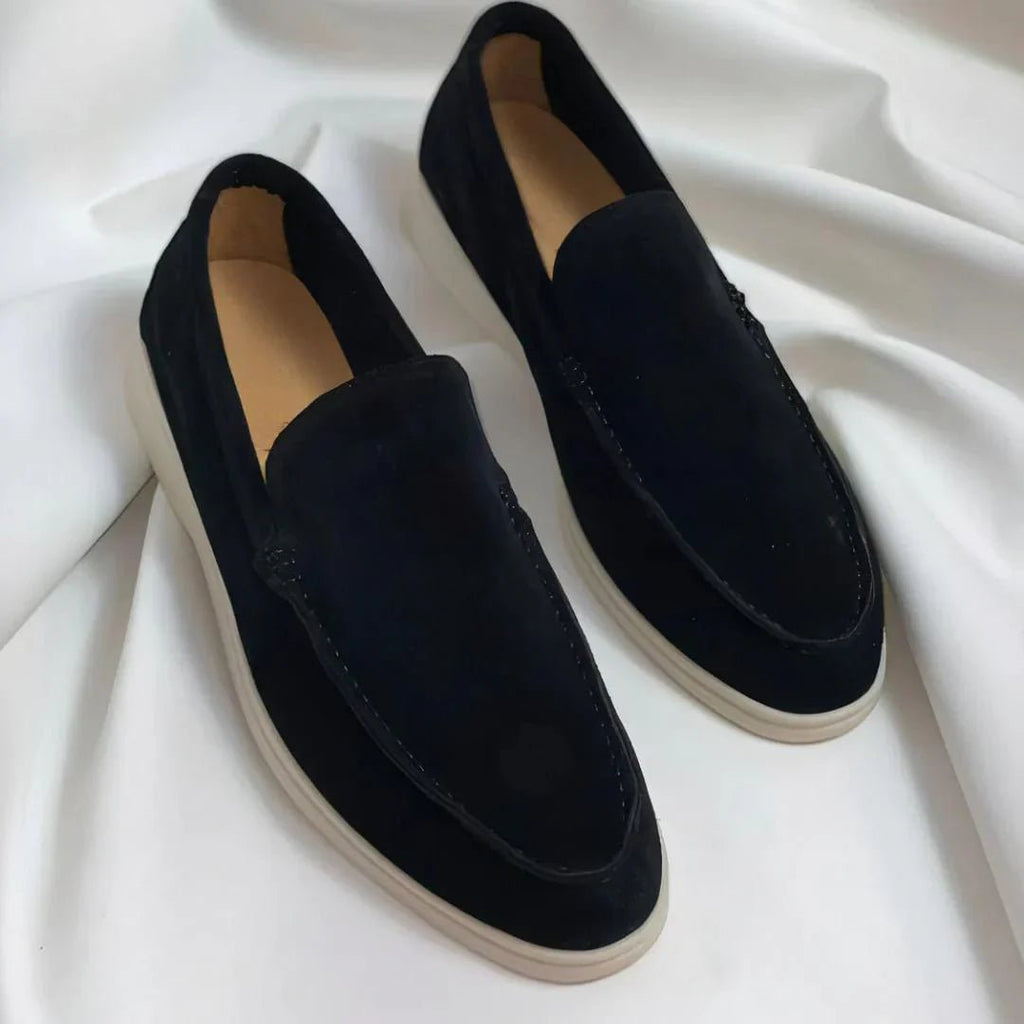 Elegant Suede Loafers - Luxoria