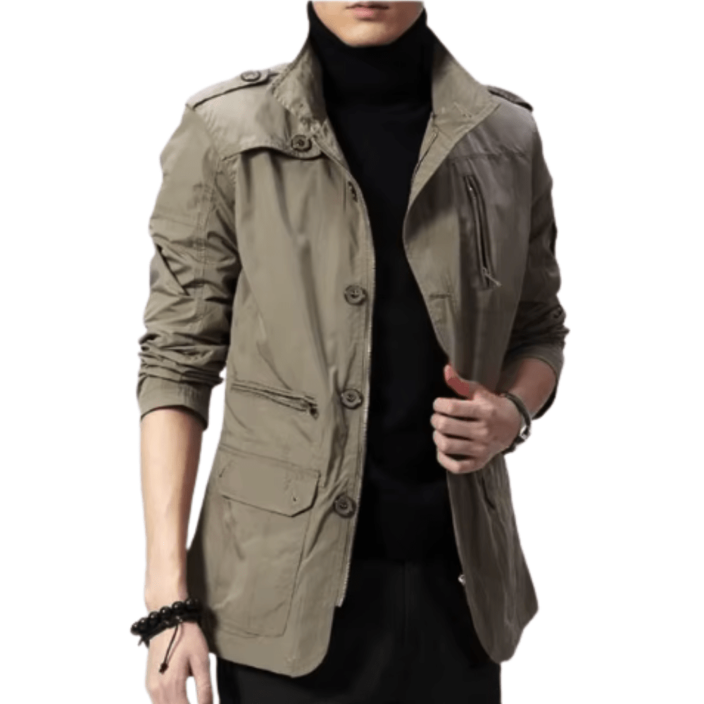 Elegant Windproof Jacket - Luxoria