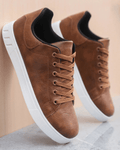Corrado Classic Leather Sneakers - Luxoria