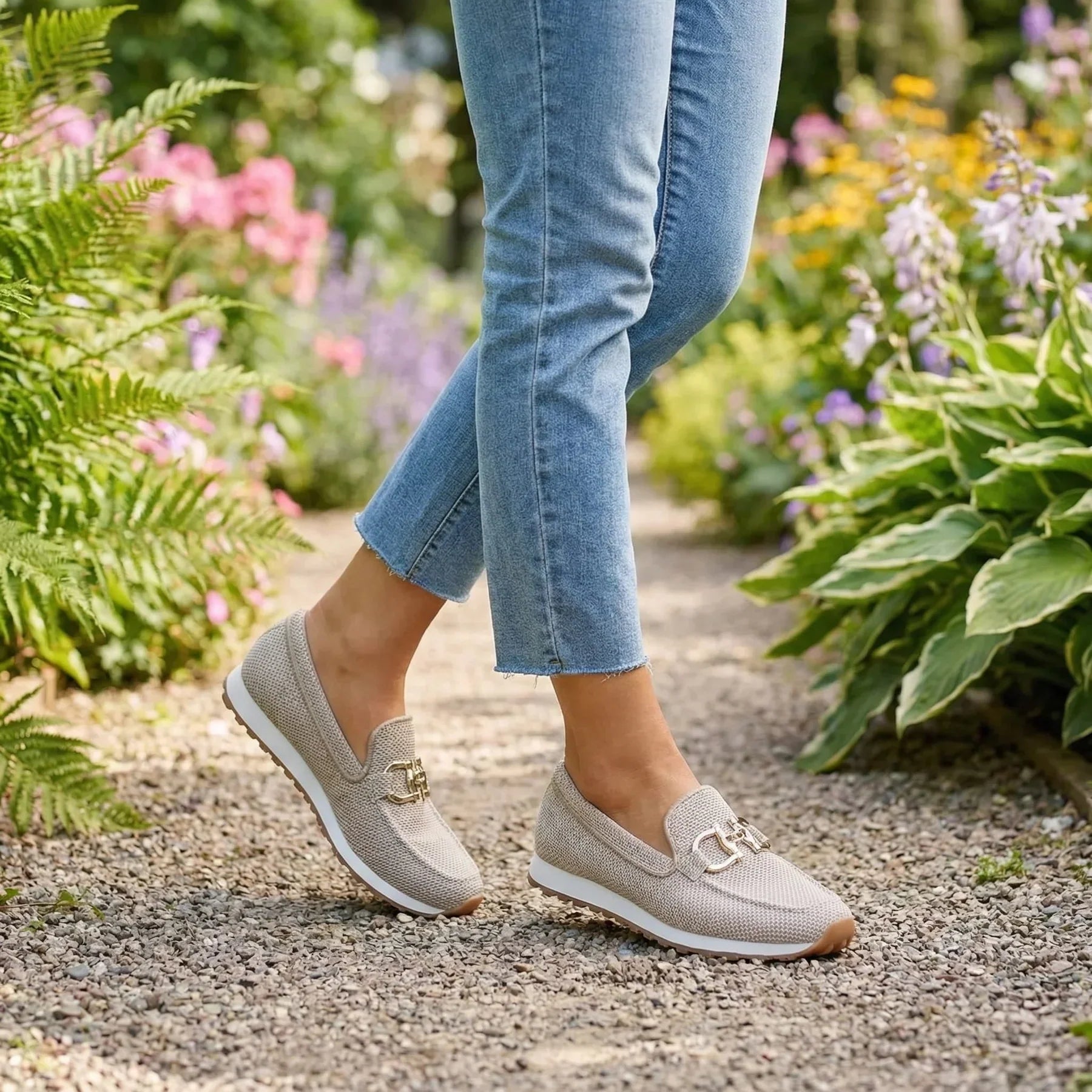 Chiara | Zapatillas deportivas tipo mocasín. - Luxoria
