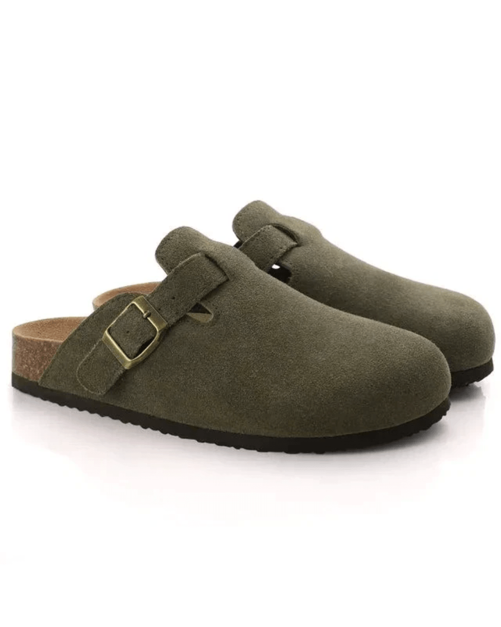 Oxford Suede Clogs - Luxoria