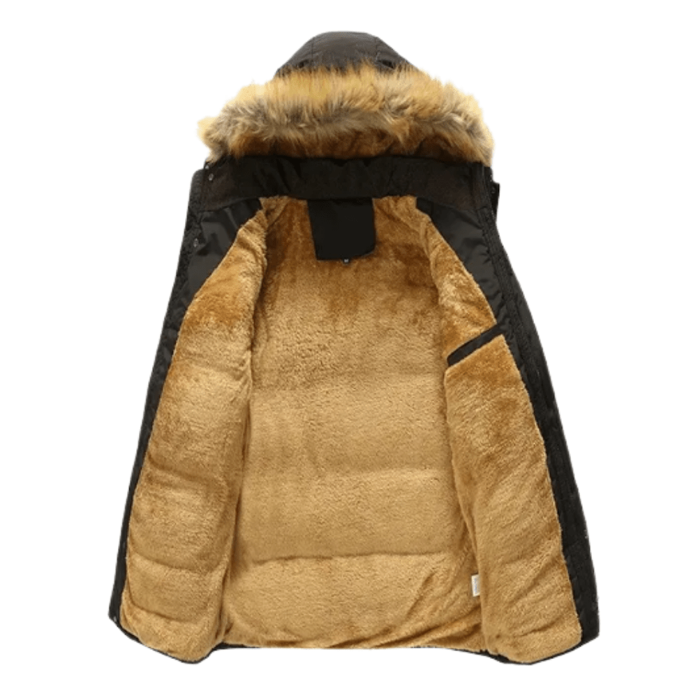 Elegant Padded Fleece Winter Jacket - Luxoria