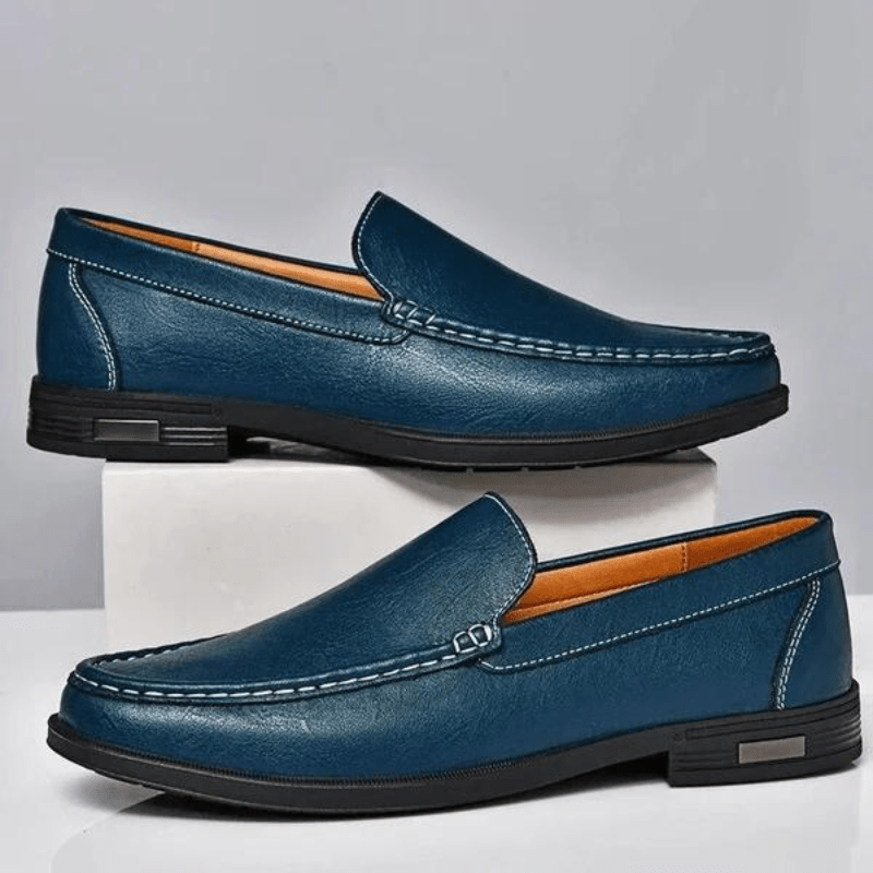 Elegant Leather Loafers - Luxoria