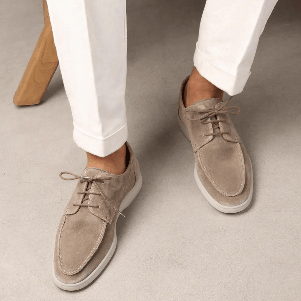 Suede Business Shoes - Luxoria