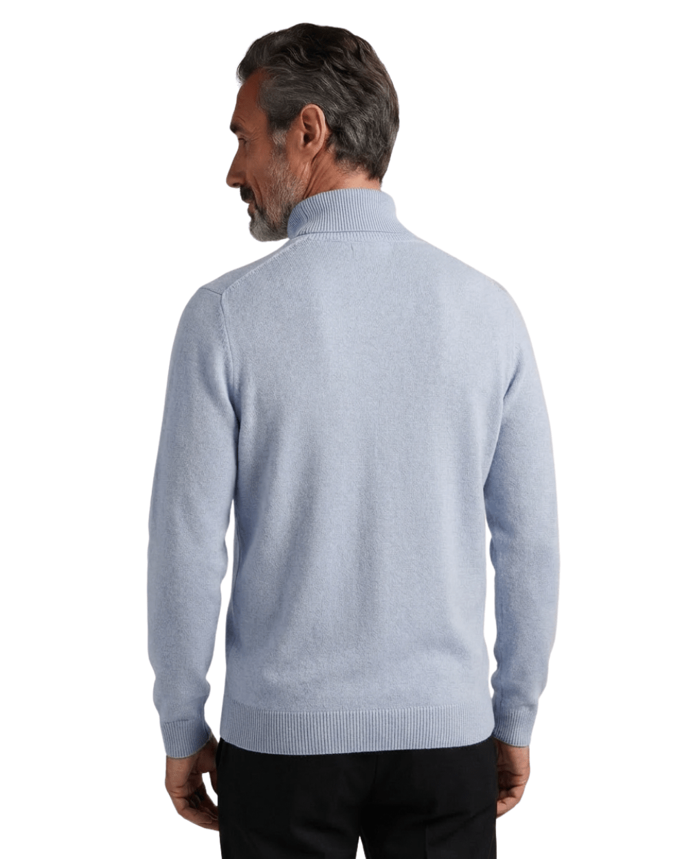 Half High Collar Cashmere Sweater - Luxoria
