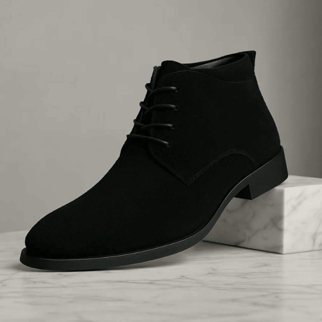 Elegant Suede Boots - Luxoria