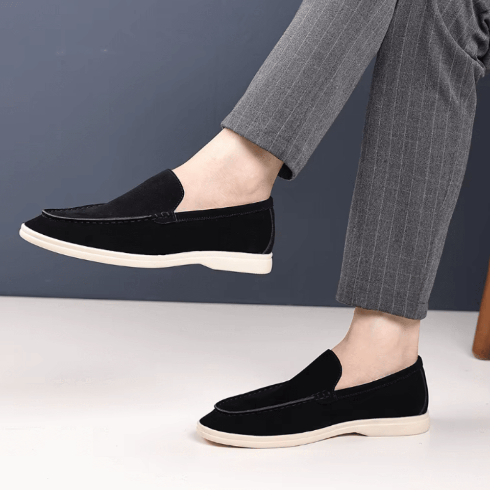 Luxury Suede Loafers - Luxoria