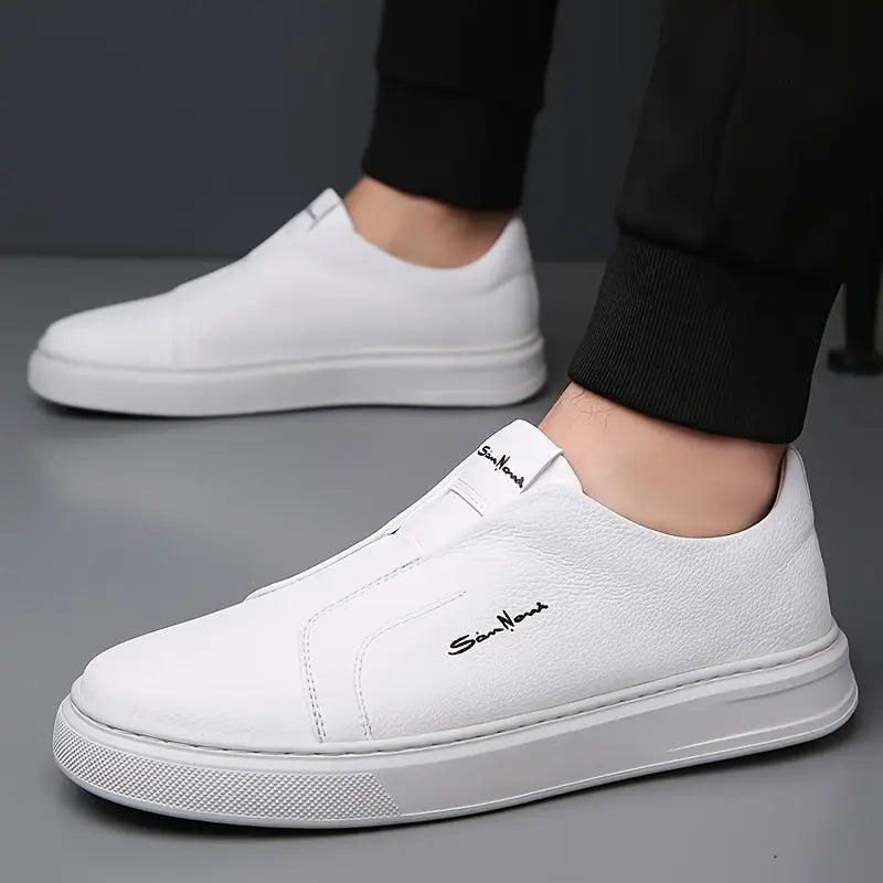 Leather Slip - On Shoes - Luxoria