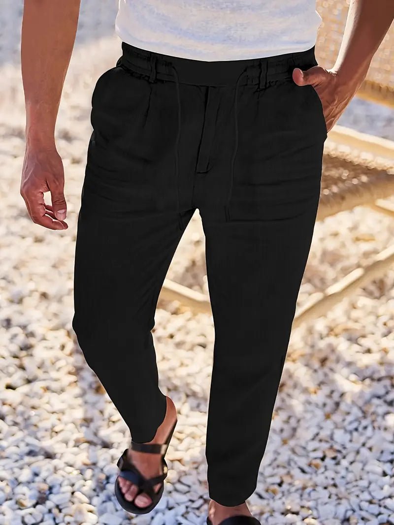 Elegant Linen Pants - Luxoria