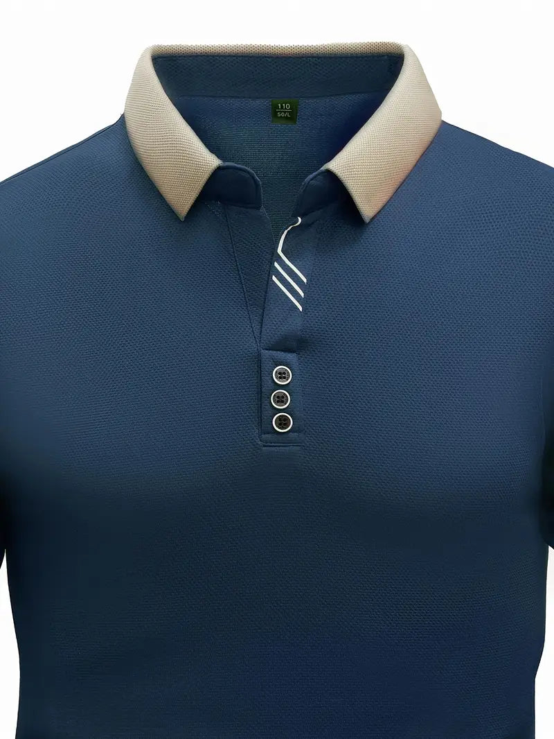 Lightweight Polo Sweater - Luxoria