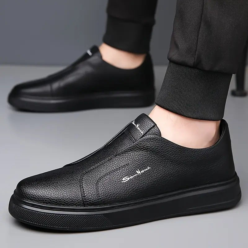 Leather Slip - On Shoes - Luxoria