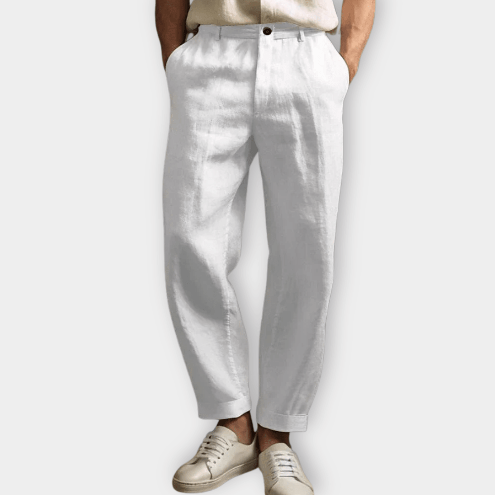 Casual Linen Pants - Luxoria
