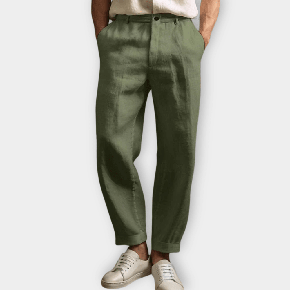 Casual Linen Pants - Luxoria