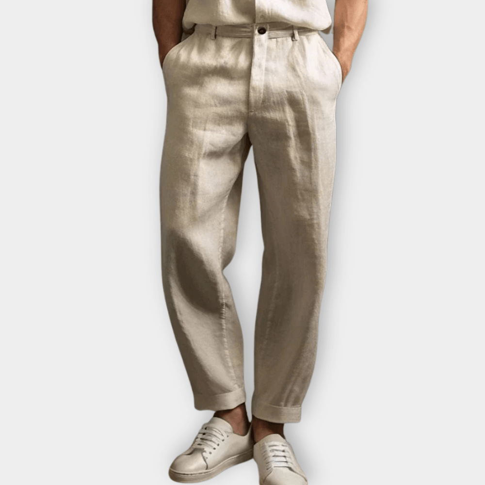 Casual Linen Pants - Luxoria