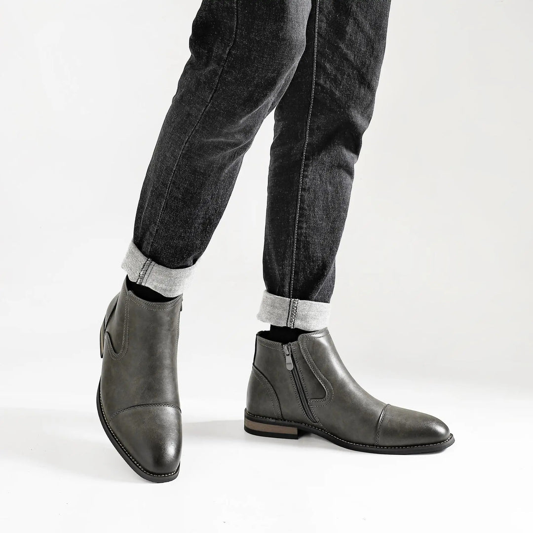 Leather Chelsea Boots - Luxoria