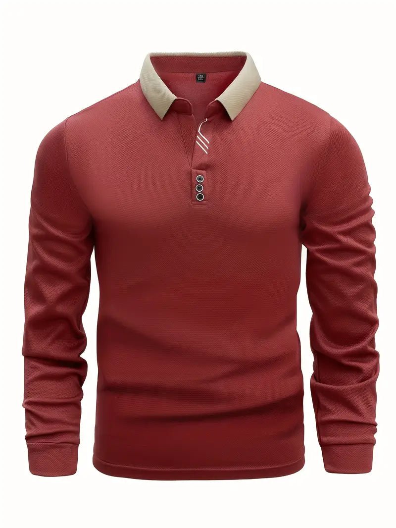 Lightweight Polo Sweater - Luxoria