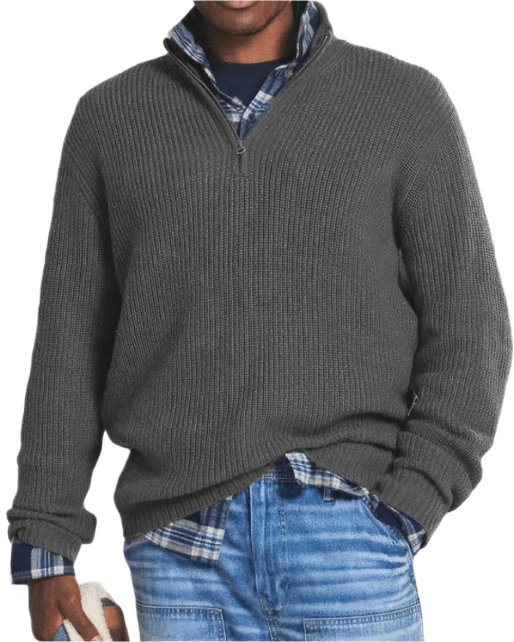 Diego Zip Sweater - Luxoria