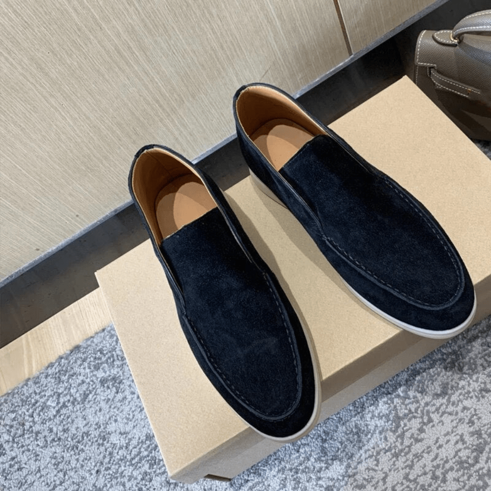Casual Suede Loafers - Luxoria