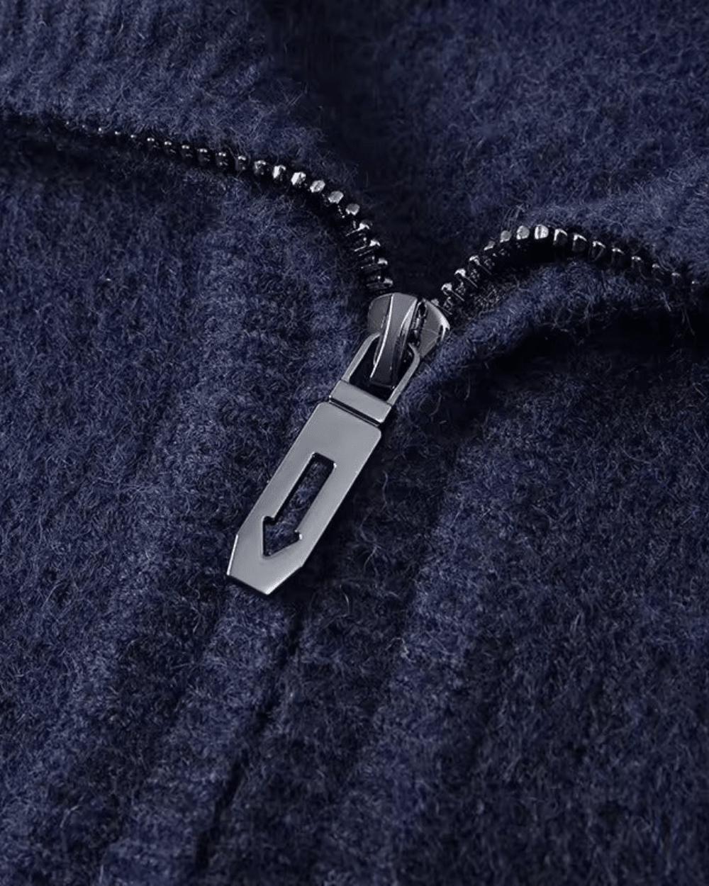 Gstaad Cashmere Quarter Zip Sweater - Luxoria