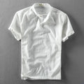 Elegant Cotton/Linen Summer Shirt - Luxoria