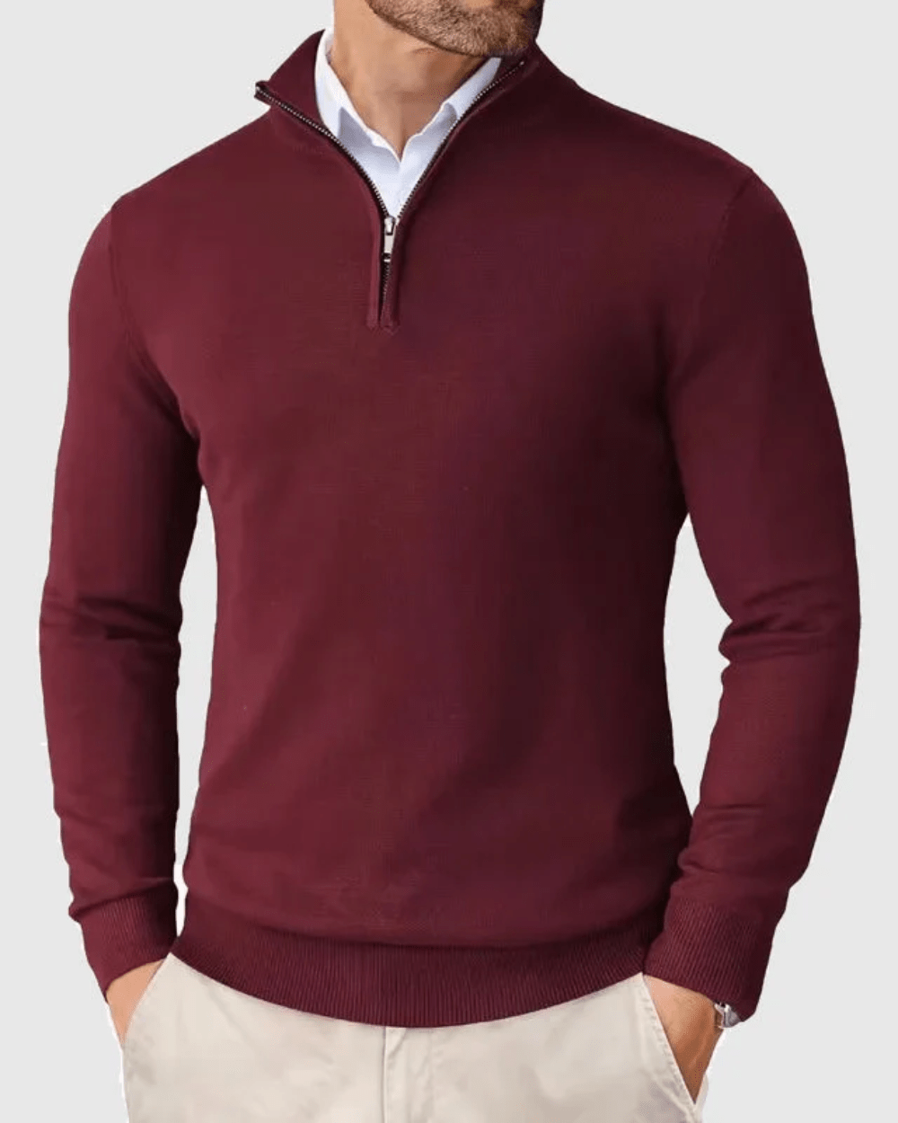 Romeo Zip Sweater - Luxoria