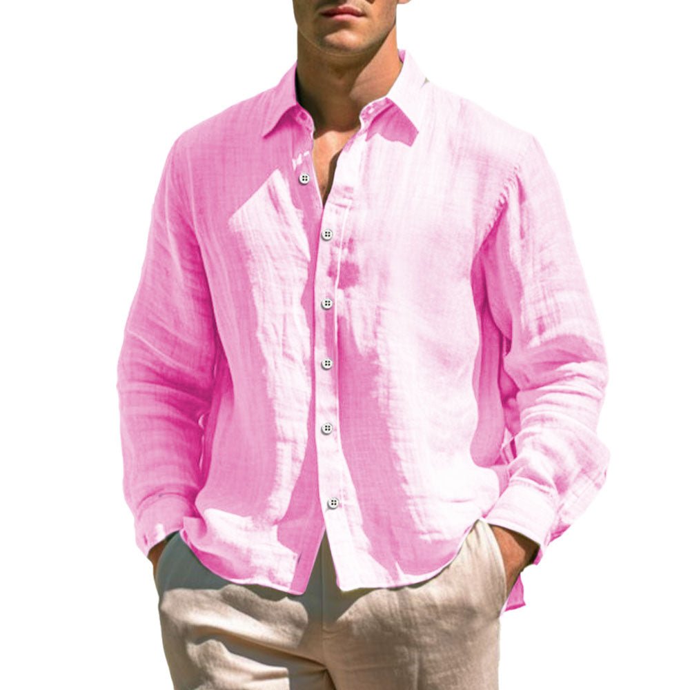 Casual Linen Shirt - Luxoria