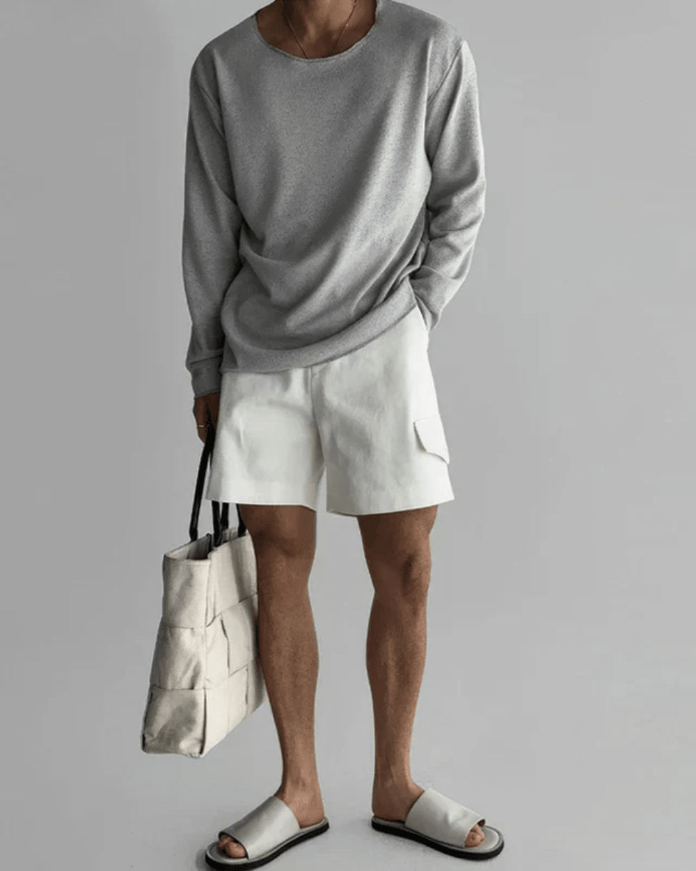 Casual Knit T-Shirt - Luxoria