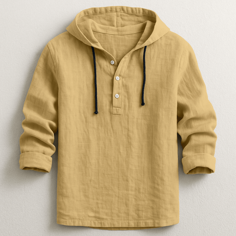 Elegant Hooded Shirt - Luxoria