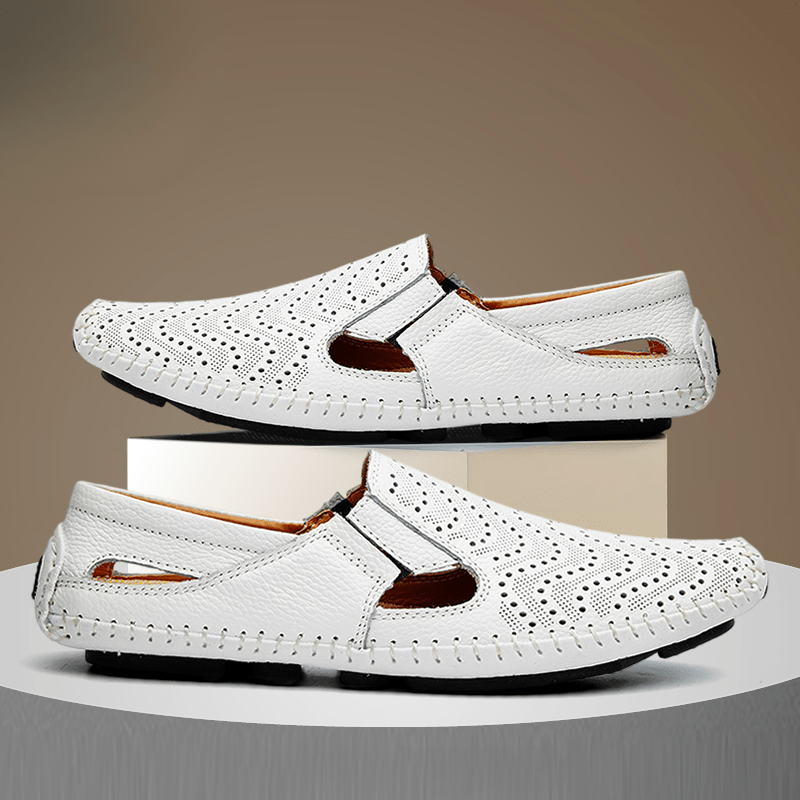 Leather Strap Sandals - Luxoria