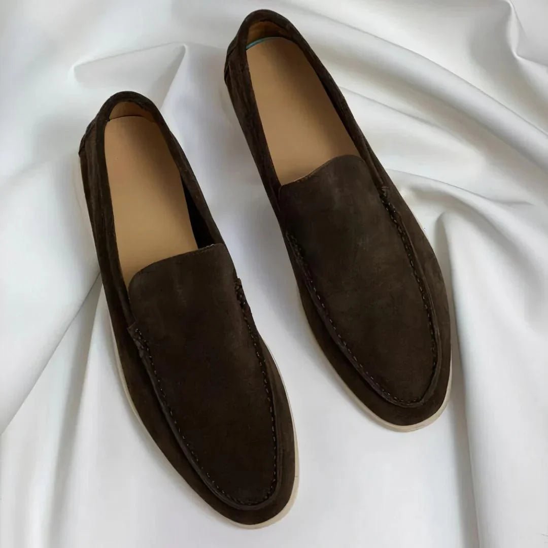 Elegant Suede Loafers - Luxoria