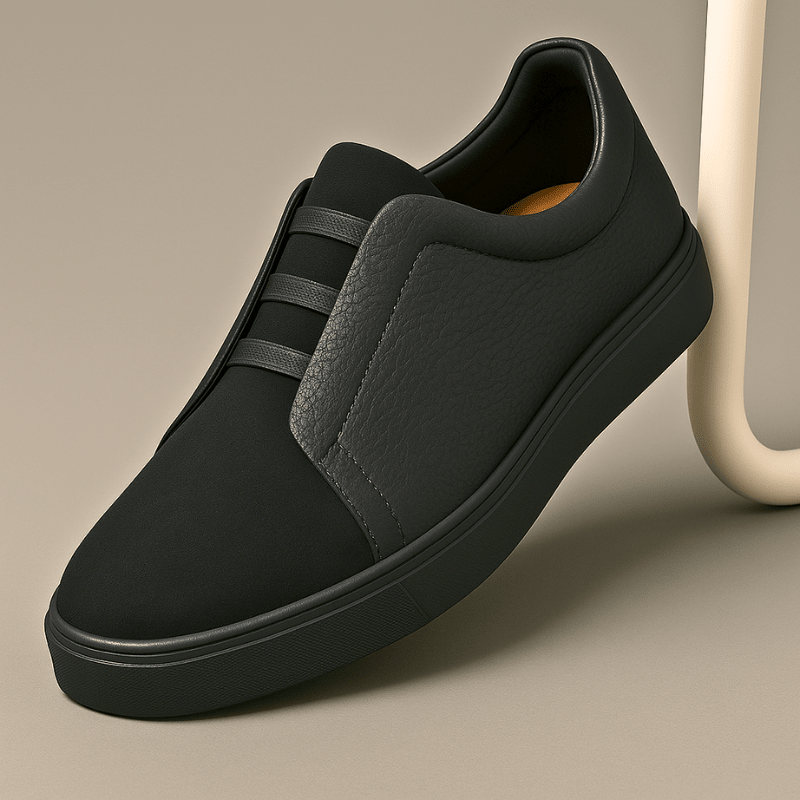Premium Leather Sneakers - Luxoria
