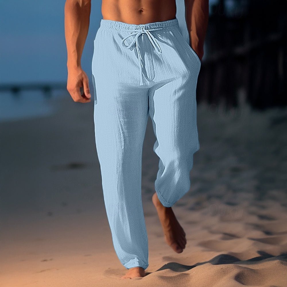 Zakynthos Linen Pants - Luxoria