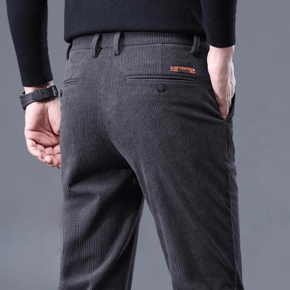 Elegant Corduroy Pants - Luxoria