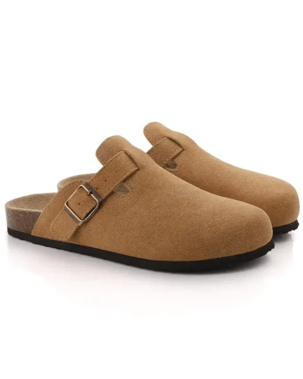 Oxford Suede Clogs - Luxoria