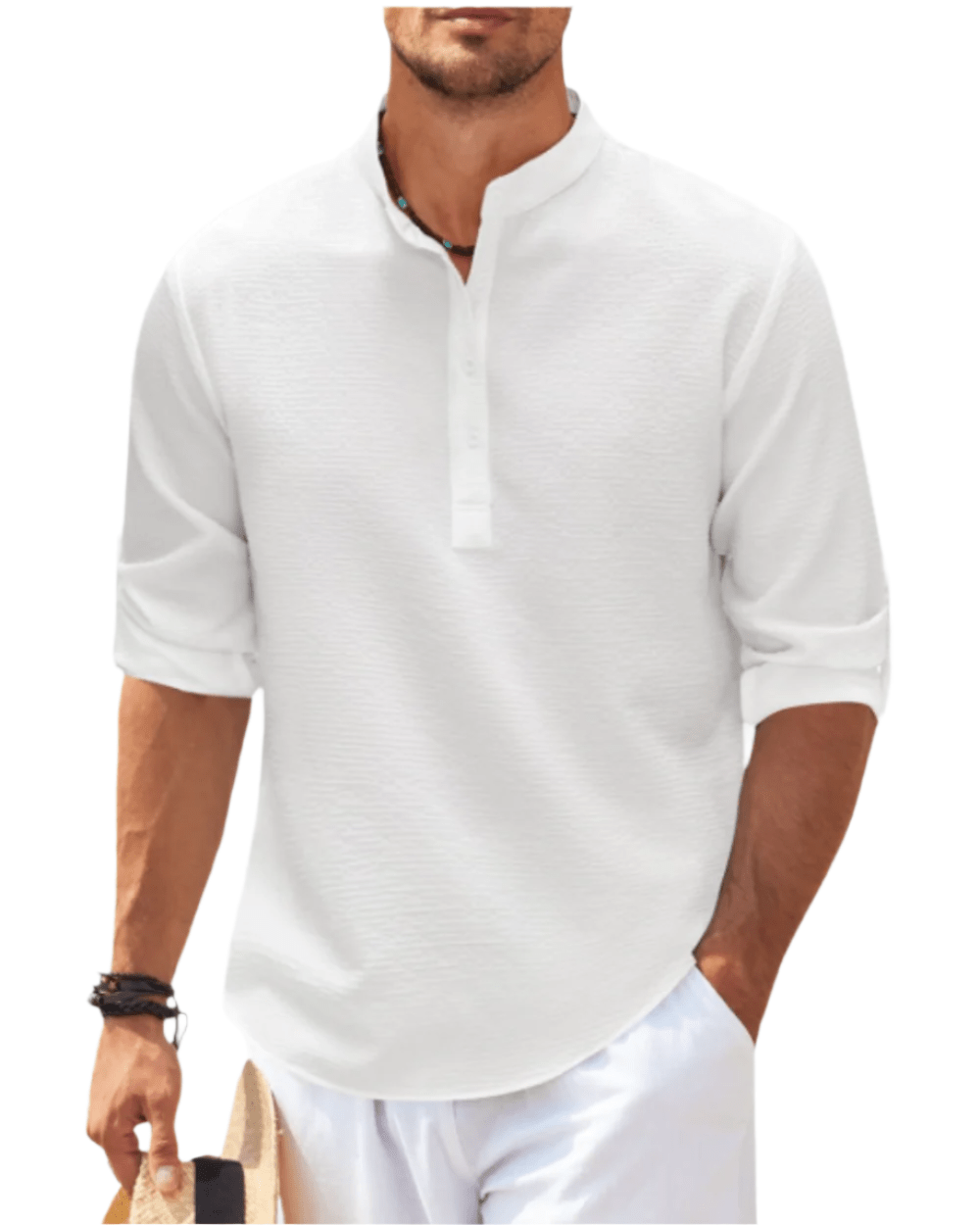 Long Sleeved Polo Shirt - Luxoria