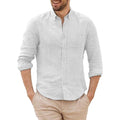Breathable Linen Shirt - Luxoria
