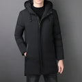 Elegant Long Men's Jacket - Luxoria