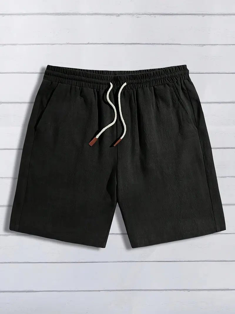 Casual Linen Shorts - Luxoria