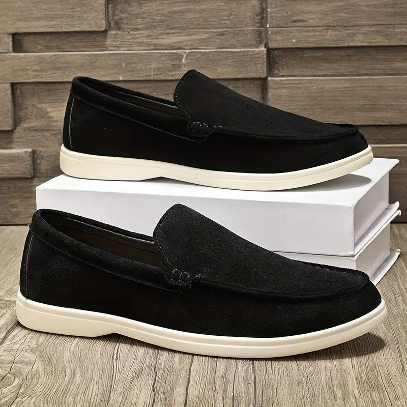 Elegant Leather Loafers - Luxoria